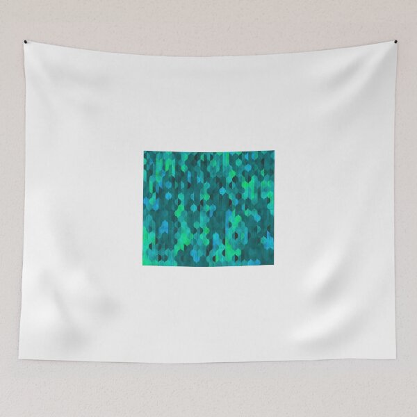 Item preview, Aqua Geometric Watercolor Pattern designed and sold by shaneisadragon.