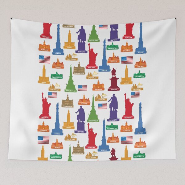 Item preview, USA Famous City designed and sold by naviblue.