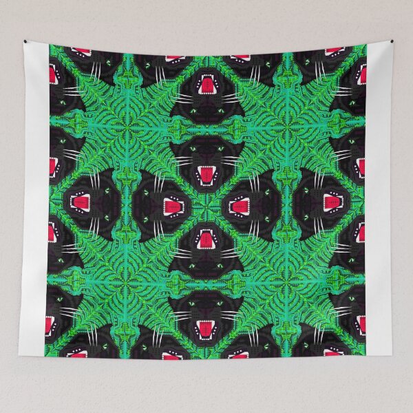 Item preview, Tropical Black Panther Pattern designed and sold by chobopop.