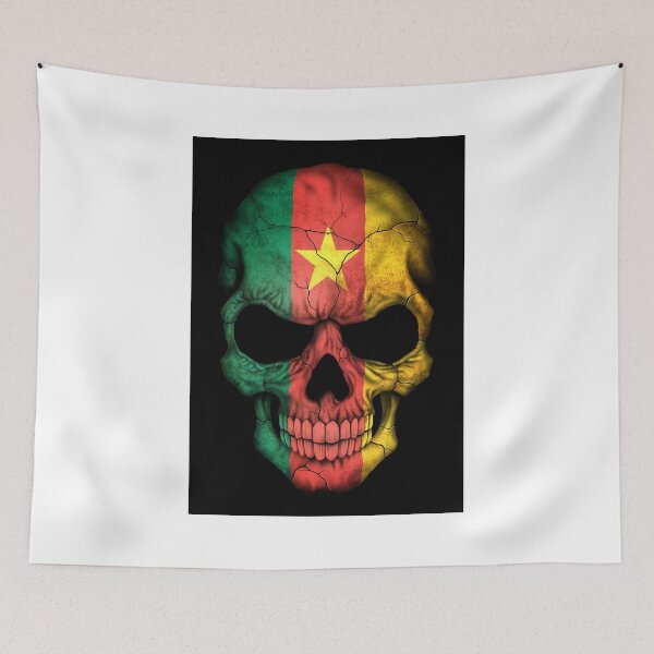 Item preview, Cameroon Flag Skull designed and sold by JeffBartels.