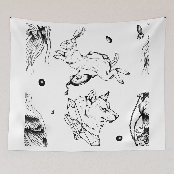 Item preview, Animal Tattoo Flash designed and sold by mcrmorbid.