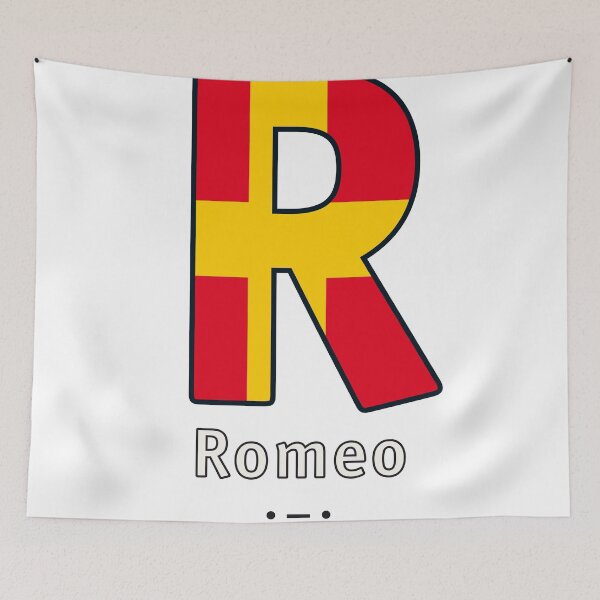 Item preview, R = Romeo designed and sold by Hell-Prints.