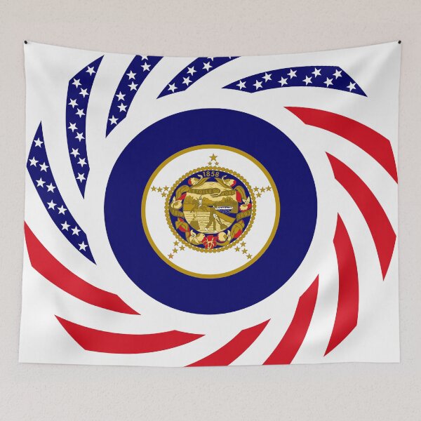 Item preview, Minnesota Murican Patriot Flag Series designed and sold by Carbon-Fibre Media.