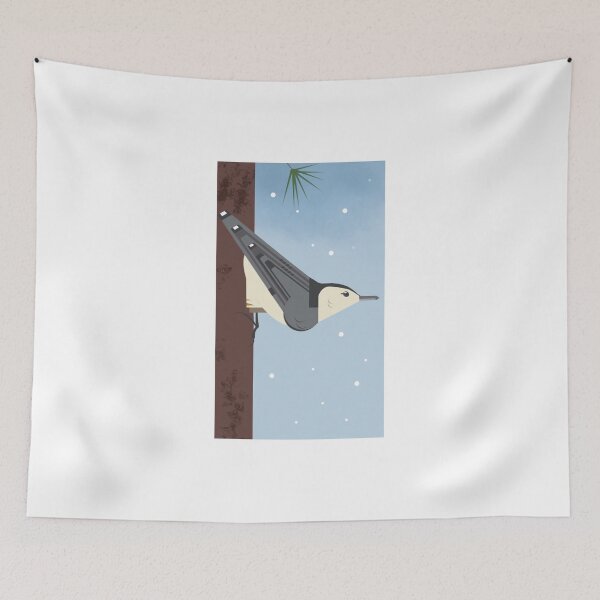 Item preview, White Breasted Nuthatch designed and sold by NorthForest.