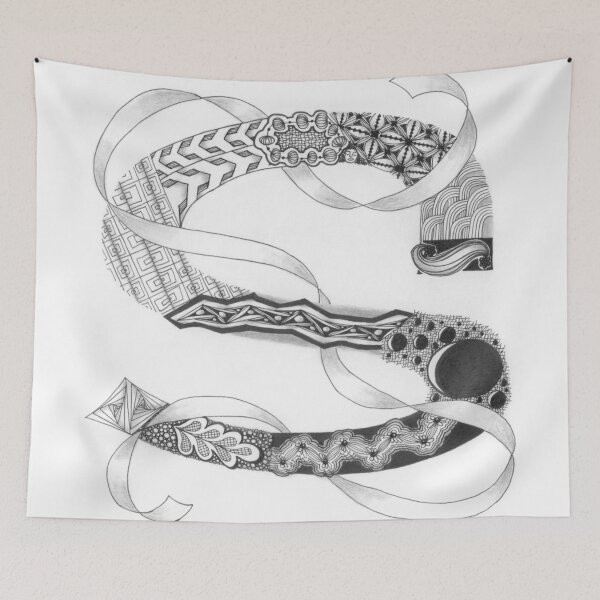 Item preview, Zentangle®-Inspired Art - Tangled Alphabet - S designed and sold by Laurel Storey, CZT.