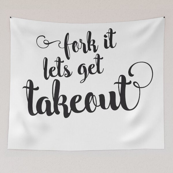 Item preview, Fork it - lets get takeout designed and sold by artisanobscure.