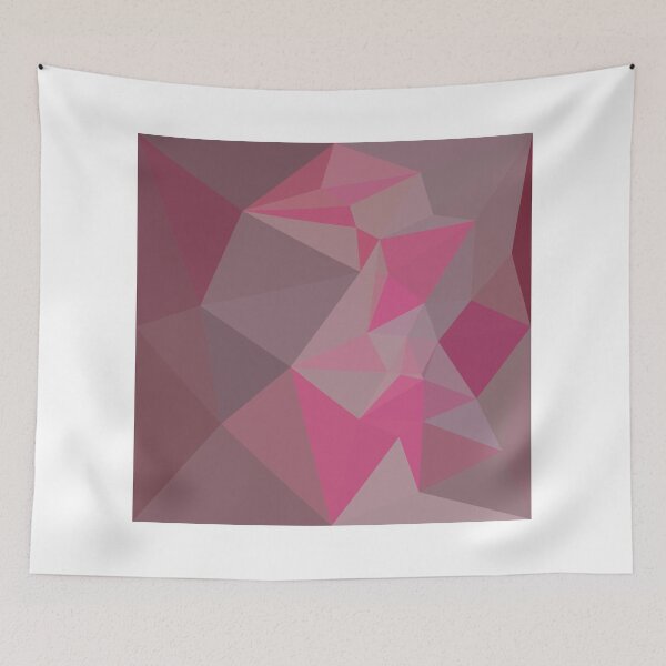 Item preview, Fandango Pink Abstract Low Polygon Background designed and sold by retrovectors.