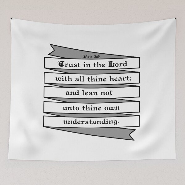 Item preview, PROVERBS 3:5  - RIBBON BANNER designed and sold by Calgacus.