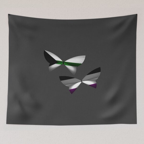 Item preview, Demiromantic Ace Pride Butterflies designed and sold by shaneisadragon.
