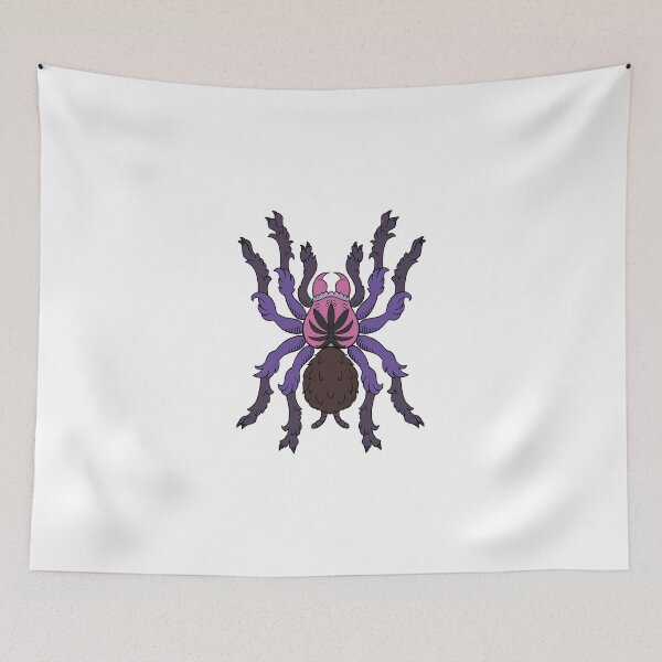 Item preview, Heraldic Tarantula (Purple Bloom) designed and sold by RacieB.