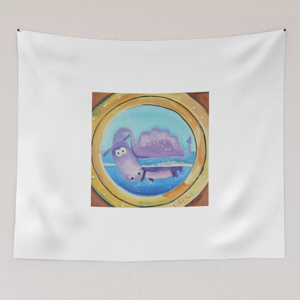 Item preview, Loch Ness moster looking through a port hole designed and sold by GORDON BRUCE ART.