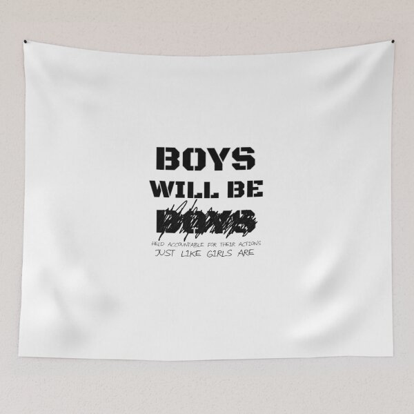 Item preview, Boys will not be boys designed and sold by linnlag.
