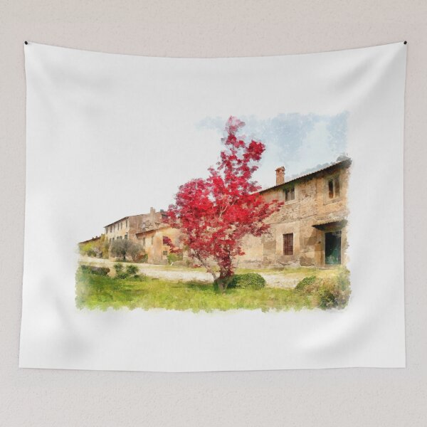 Item preview, Farmhouse with tree designed and sold by Giuseppe Cocco.