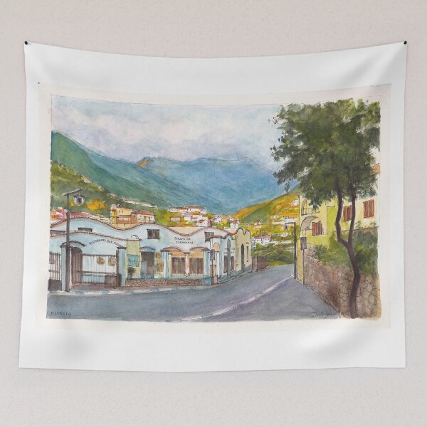 Item preview, Ravello Pizzeria designed and sold by Dai Wynn Fine Art.