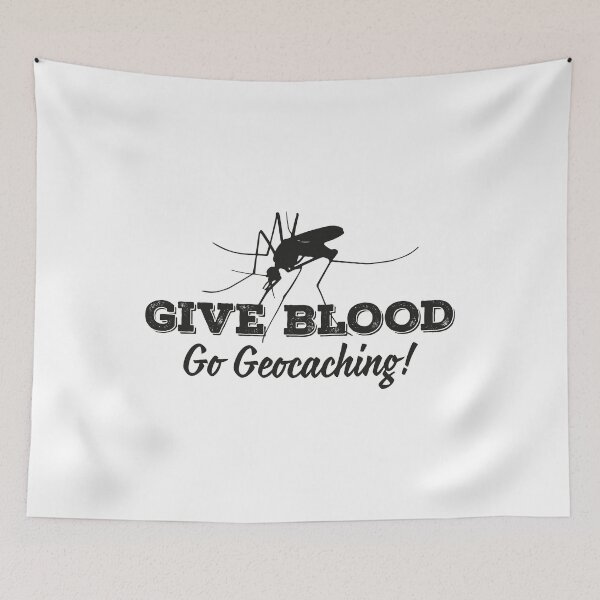 Item preview, Give blood go geocaching designed and sold by nektarinchen.