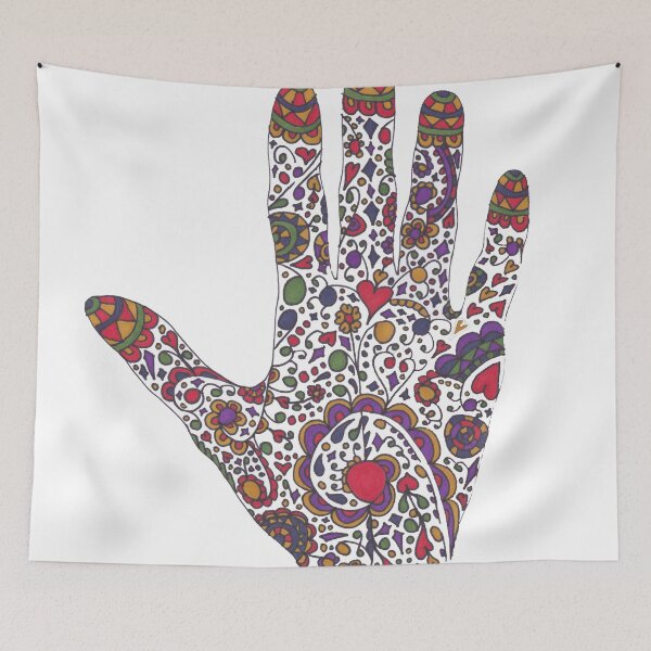 Item preview, Tattoo Tribal Henna Hand designed and sold by Rachel Corona.