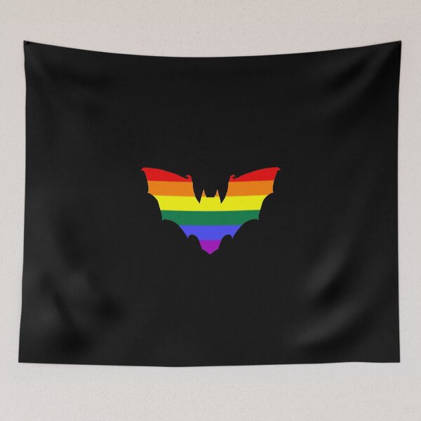 Item preview, Rainbow Pride Bat designed and sold by shaneisadragon.