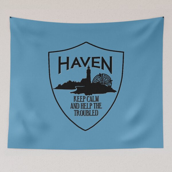Item preview, Haven Keep Calm Black Logo Badge designed and sold by HavenDesign.