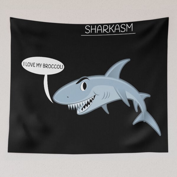 Item preview, Sharkasm I Love My Broccli designed and sold by teesforyou.