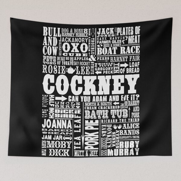 Item preview, Traditional Cockney Sayings White  designed and sold by DOOLALLY.