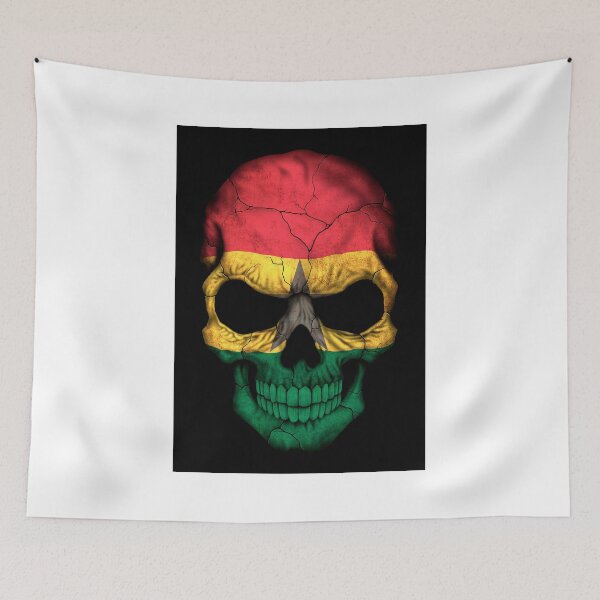 Item preview, Ghana Flag Skull designed and sold by JeffBartels.