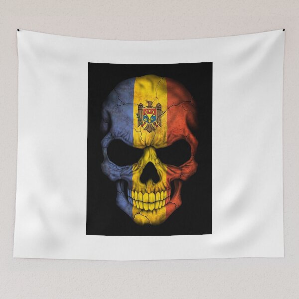 Item preview, Moldovan Flag Skull designed and sold by JeffBartels.