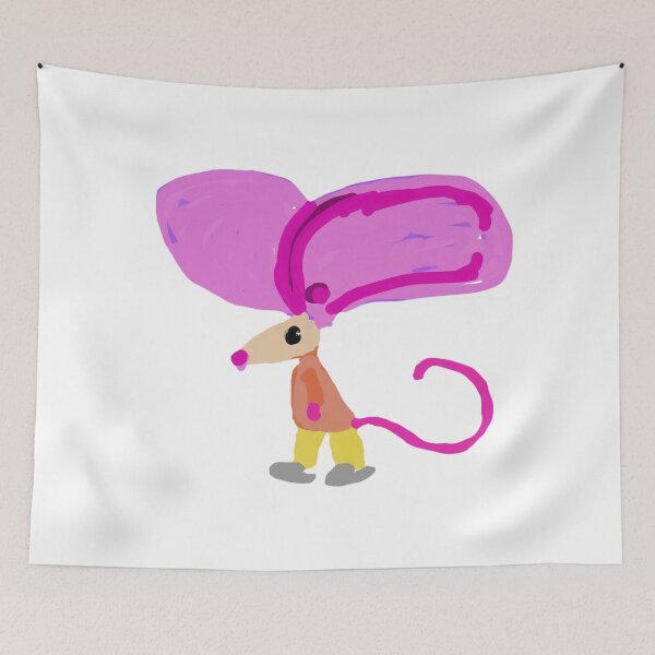 Item preview, Mousie Towsie Wears His Slippers When Not In bed designed and sold by pinkyjainpan.