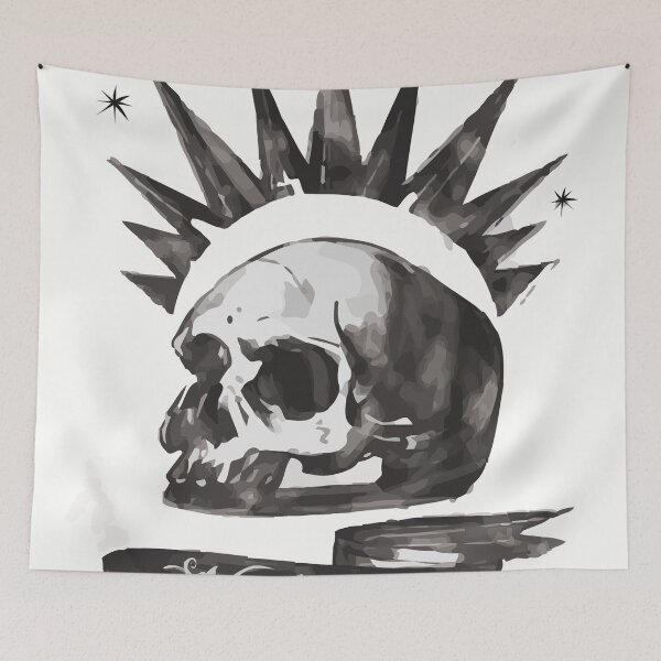 Item preview, Chloe's Shirt - Misfit Skull designed and sold by scolecite.