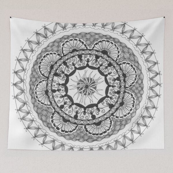 Artikelvorschau, Zendala - Zentangle®-inspirierte Kunst - ZIA 18 entworfen und verkauft von Laurel Storey, CZT.