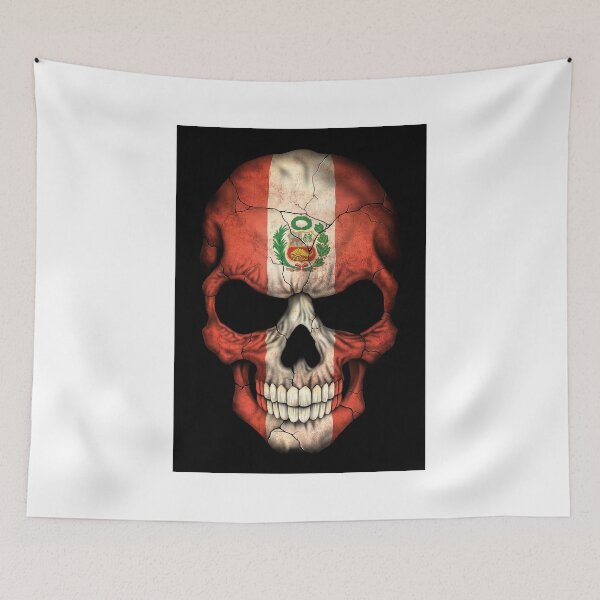 Item preview, Peruvian Flag Skull designed and sold by JeffBartels.