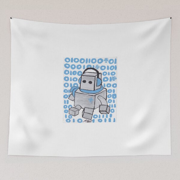 Item preview, Let It Snow Binary Robot designed and sold by naloi.