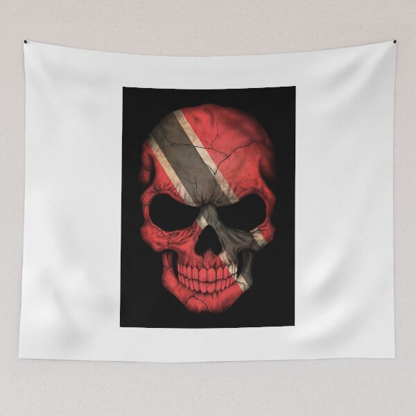 Item preview, Trinidadian Flag Skull designed and sold by JeffBartels.