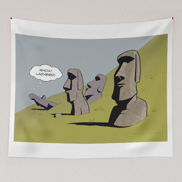 Item preview, Easter Island Heads - Ladybird Study designed and sold by Thingsesque.