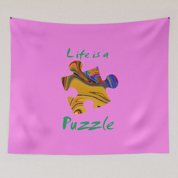 Item preview, Life is a puzzle, green  designed and sold by marmur.