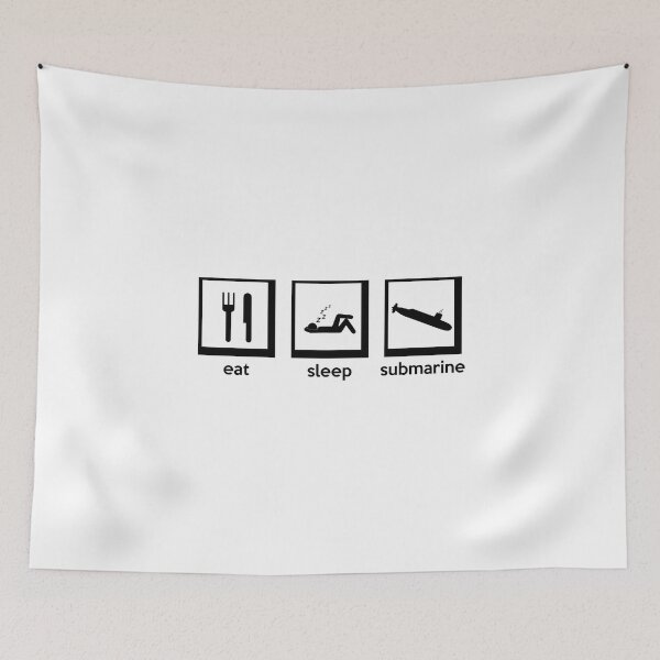 Item preview, Eat, Sleep, Submarine designed and sold by echovolution.
