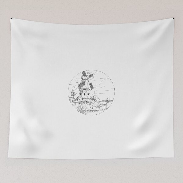 Item preview, Windmill Drawing designed and sold by Exosam.