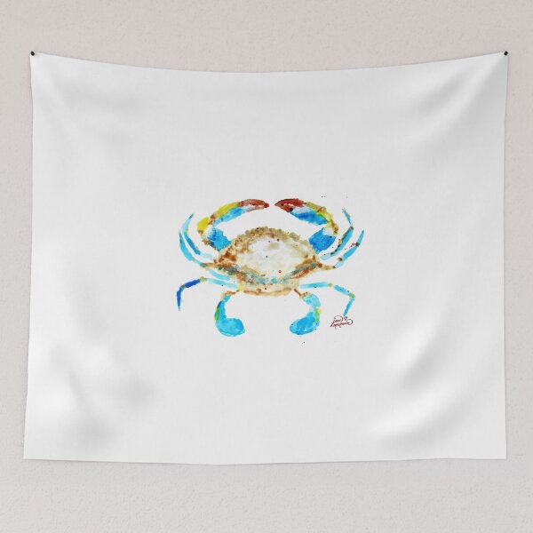 Item preview, Blue Crab without splats by Jan Marvin designed and sold by Jan Marvin Art Studio.