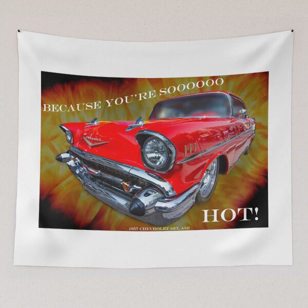Artikelvorschau, 1957 Chevrolet Bel Air - Weil du Soooooooo bist! entworfen und verkauft von Michael " Dutch " Dyer.