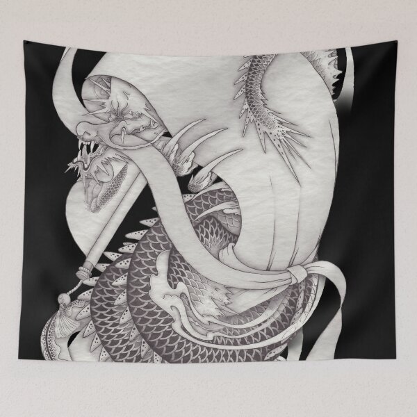 Item preview, Long dragon long snake long silk designed and sold by yakudo-kan.