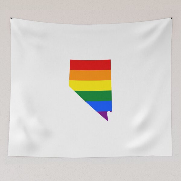 Item preview, LGBT Flap Map of Nevada designed and sold by abbeyz71.