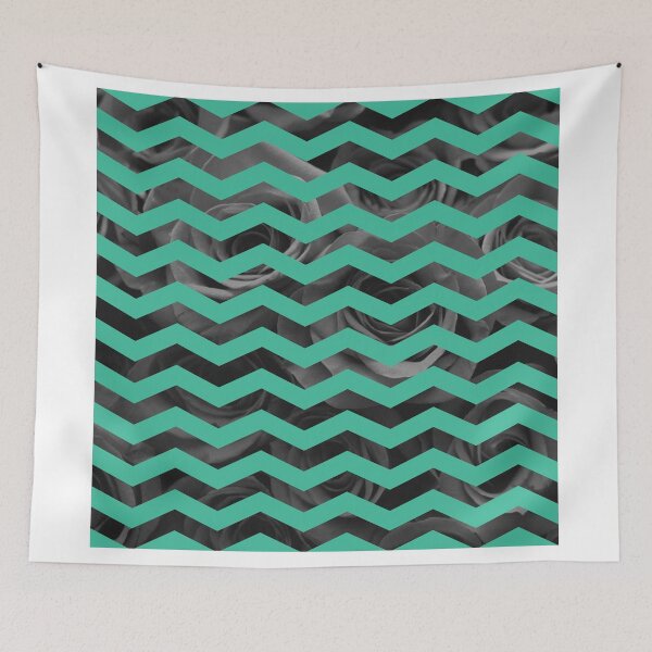 Item preview, Geometric vs Natural - teal designed and sold by hartzelldesign.