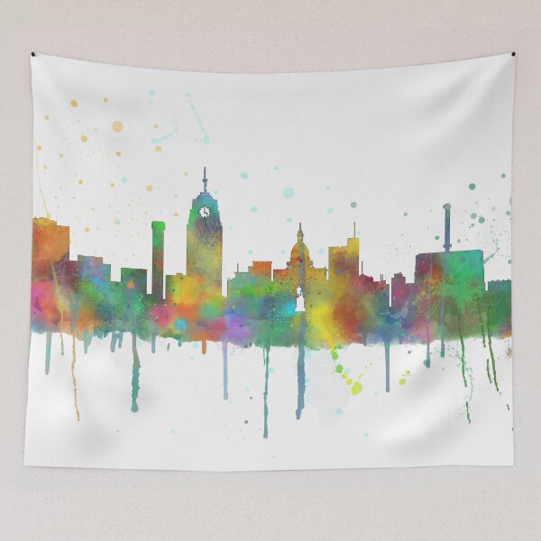Item preview, Lansing, Michigan Skyline designed and sold by Marlene Watson-Hall.