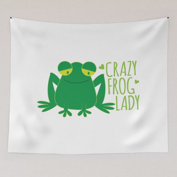 Item preview, Crazy Frog Lady designed and sold by jazzydevil.
