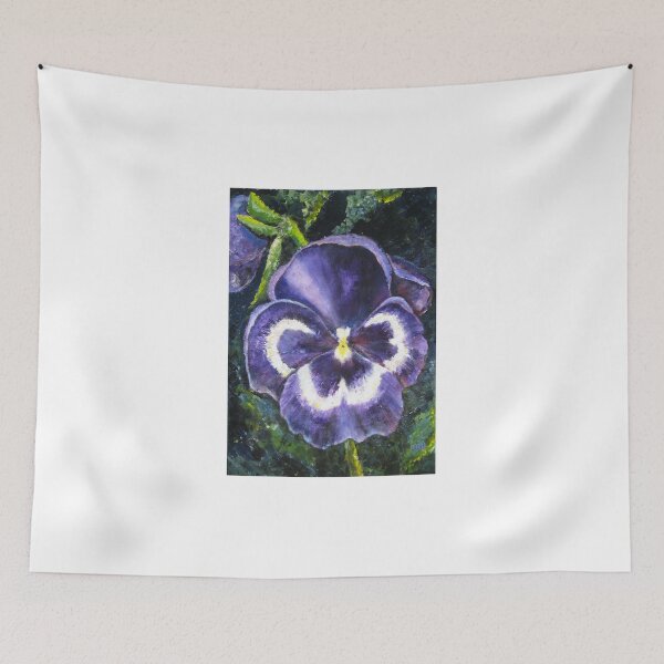 Item preview, The Giant Purple Pansy Acrylic Painting designed and sold by Heatherian.