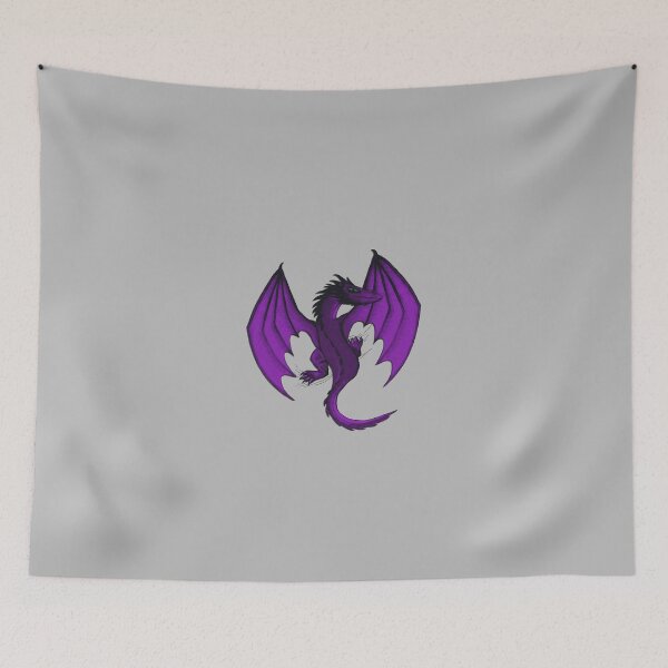 Item preview, Purple Clinging Dragon designed and sold by shaneisadragon.