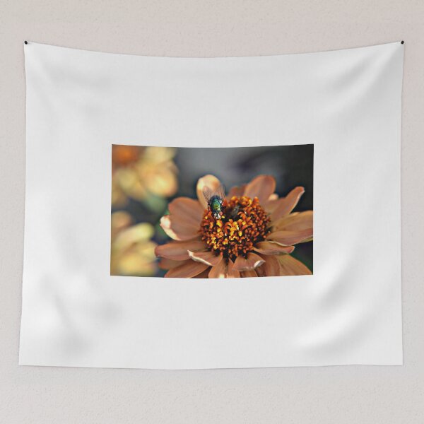 Item preview, Macro of fly on flower designed and sold by Jackson Killion.