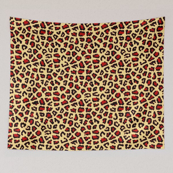 Item preview, Leopard Print Red/Black designed and sold by SquareDog.
