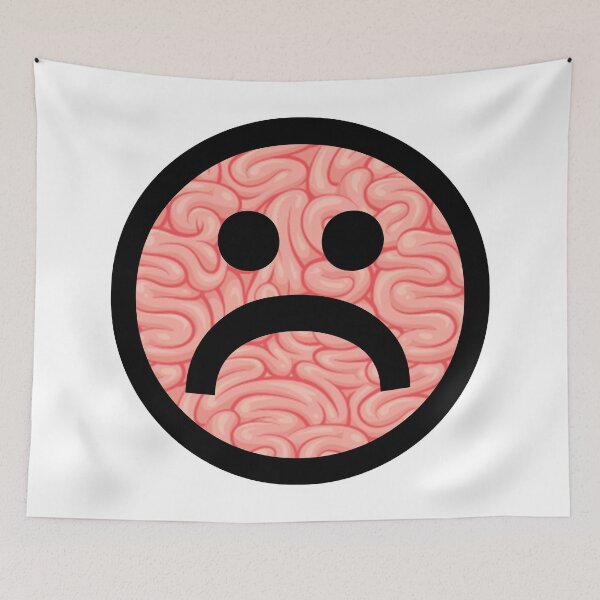 Item preview, Sad Face #3 a Brain designed and sold by DorianDesigns.