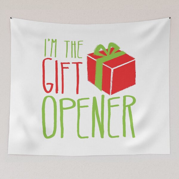 Item preview, I'm the GIFT OPENER Funny Christmas Santa Design designed and sold by jazzydevil.