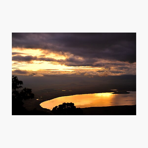 Sunrise over Ngorongoro Crater Photographic Print